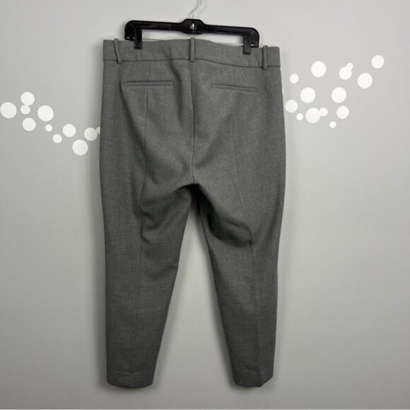 J. Crew Cameron High-Rise Four-Season Stretch Pants Gray Size 16 Work to Weekend - Picture 5 of 6